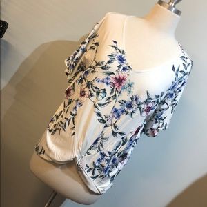 Flowers short sleeves